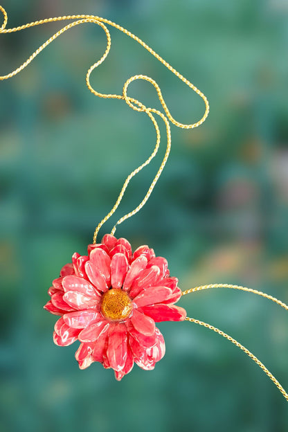 Collar Aster coral