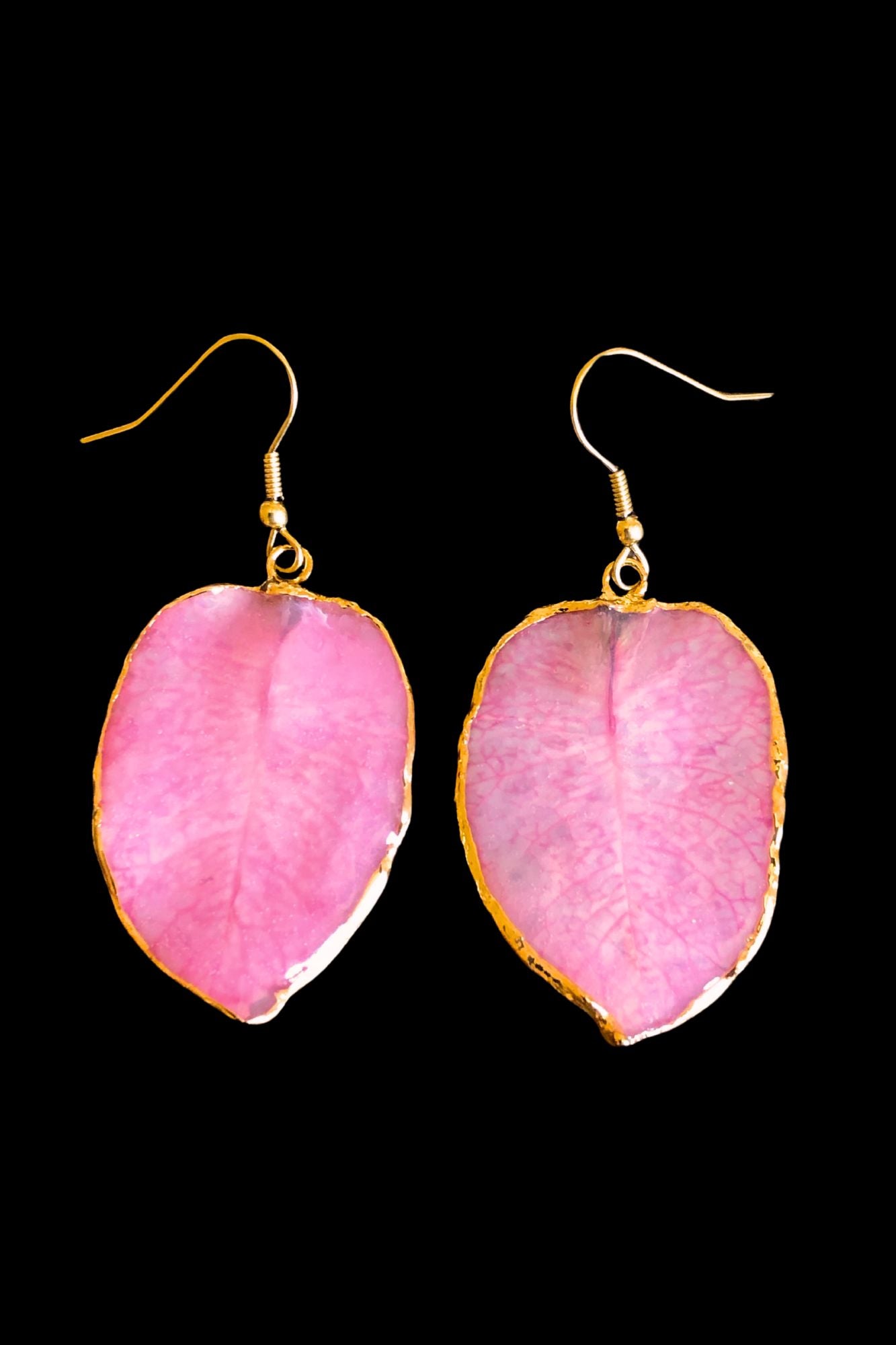 Pendientes Buganvilla rosa