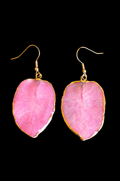 Pendientes Buganvilla rosa