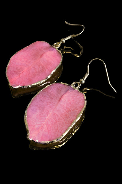 Pendientes Buganvilla rosa