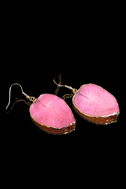 Pendientes Buganvilla rosa