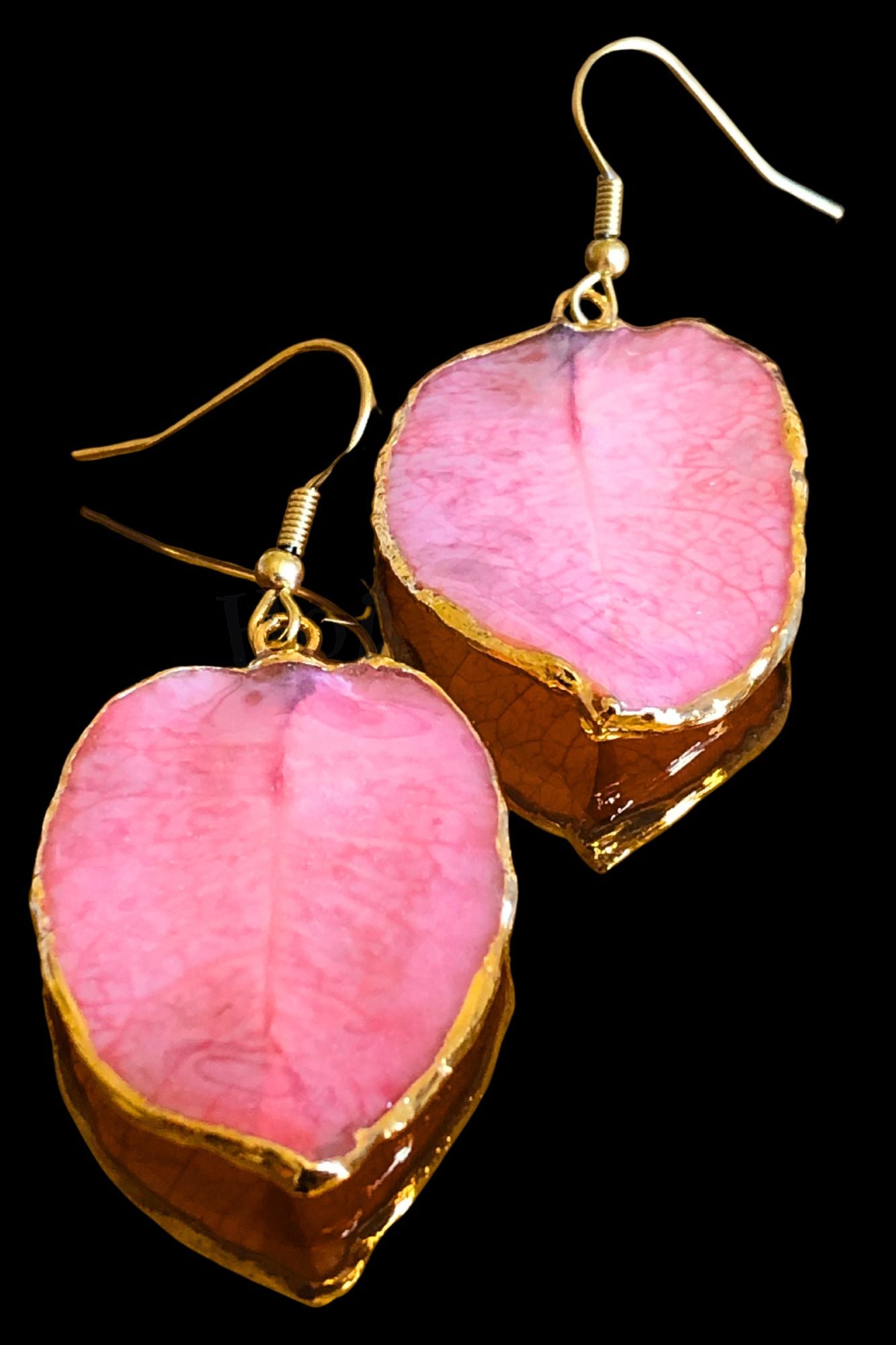 Pendientes Buganvilla rosa