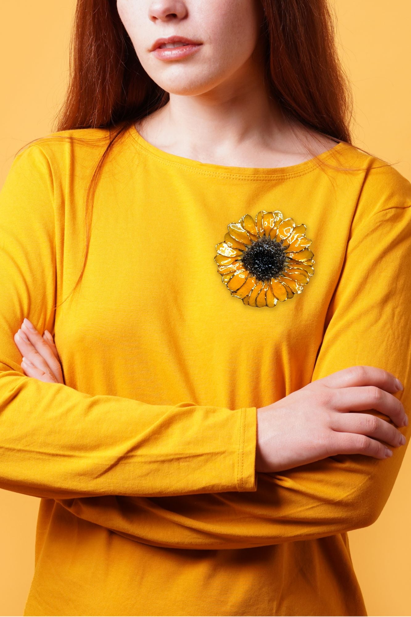 Broche Girasol