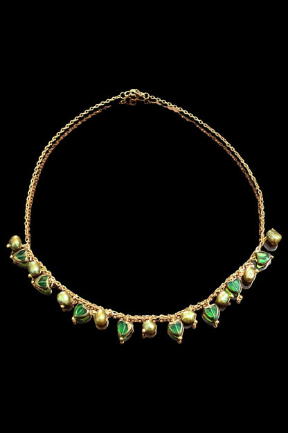 Conjunto Corazón verde