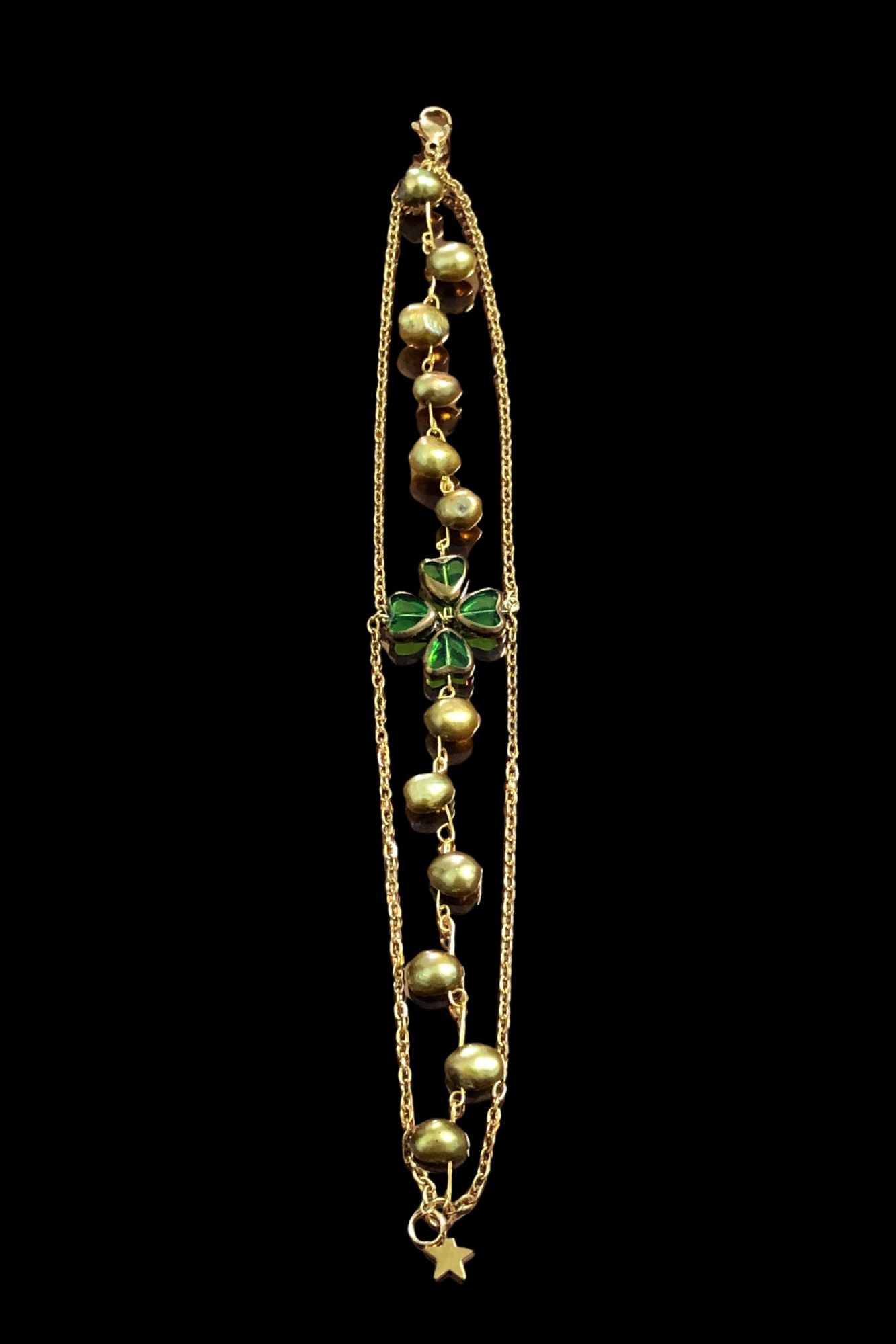 Conjunto Corazón verde