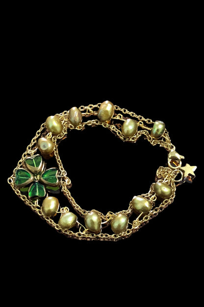 Conjunto Corazón verde