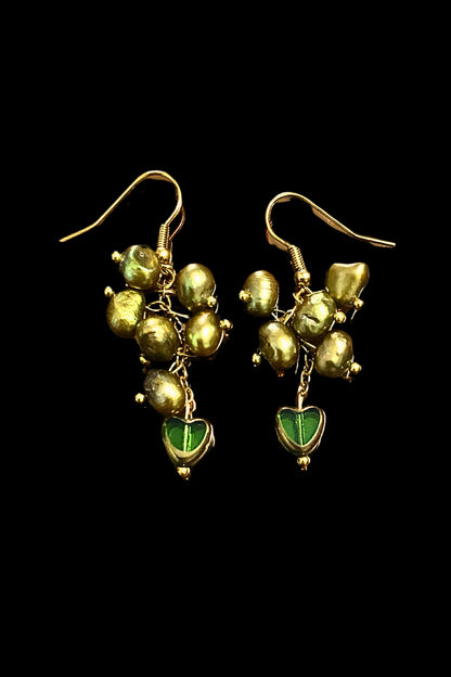 Conjunto Corazón verde