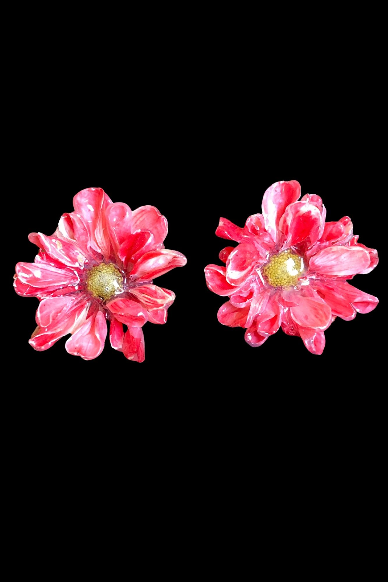 Pendientes Aster coral